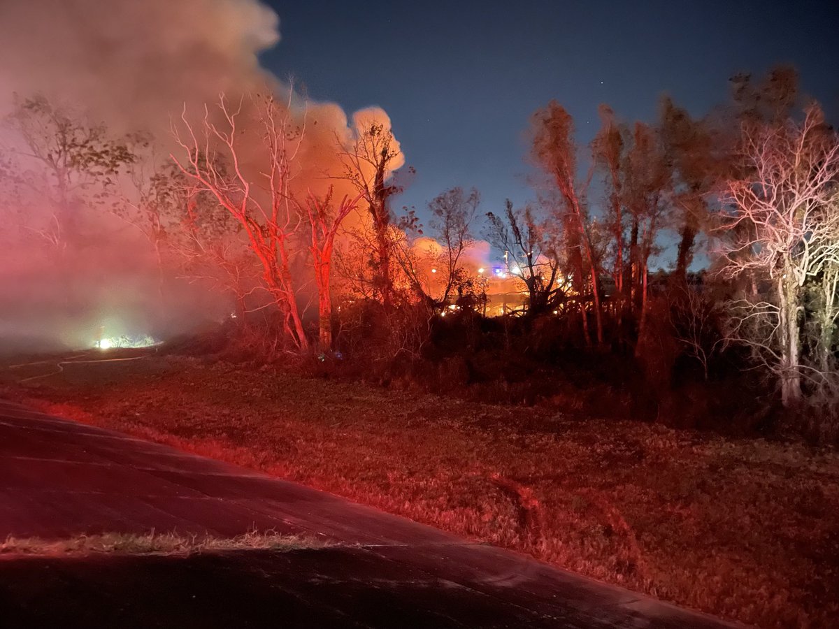 2- Alarm Fire.  Patterson & Wiltz St.  Wharf in river.  Photos by Chief C Mickal, NOFD Photo Unit