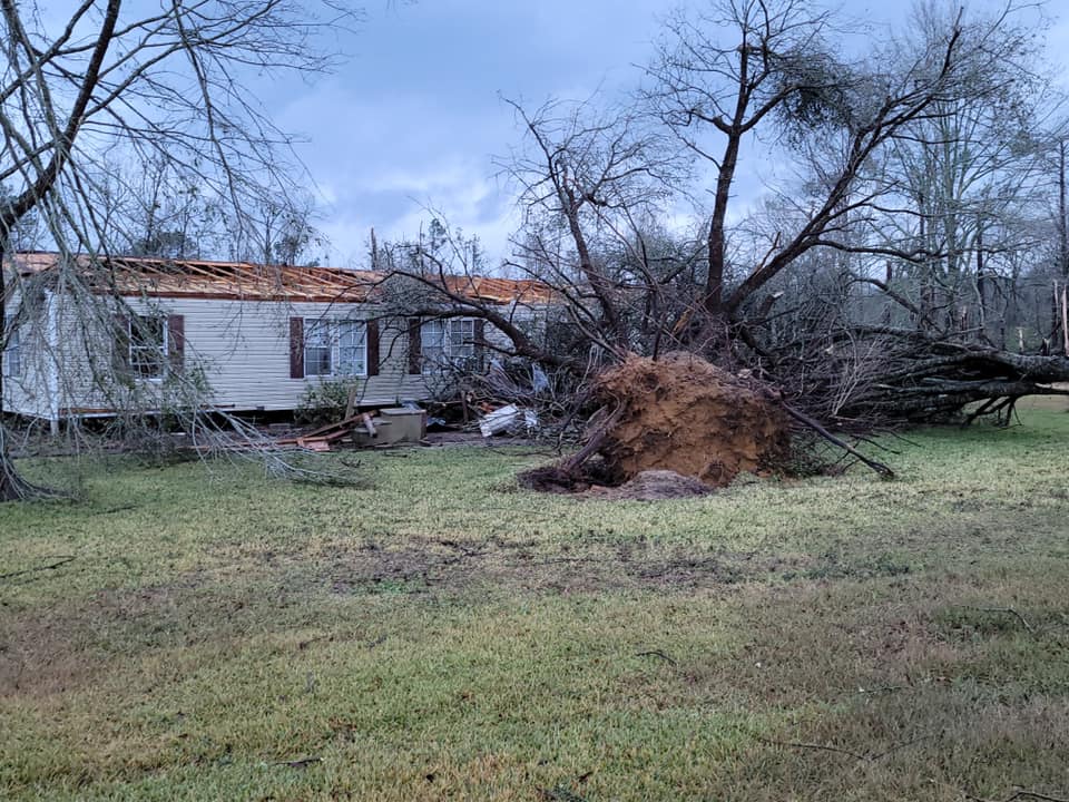 First responders are assisting victims of a recent tornado in Sabine Parish. Reports indicate that multiple homes have been destroyed and that a family has been injured