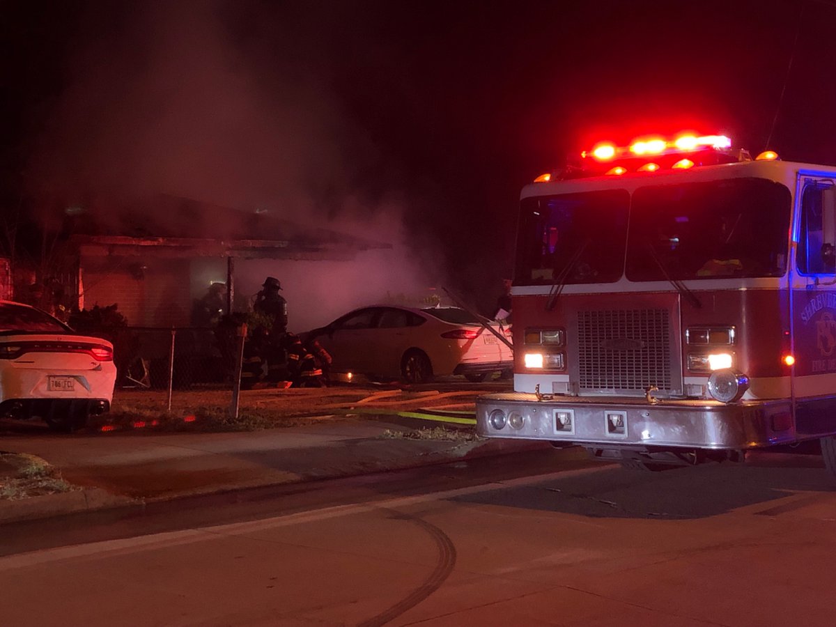 A family of 5 escaped this house fire early this morning, but 
 their dog was killed