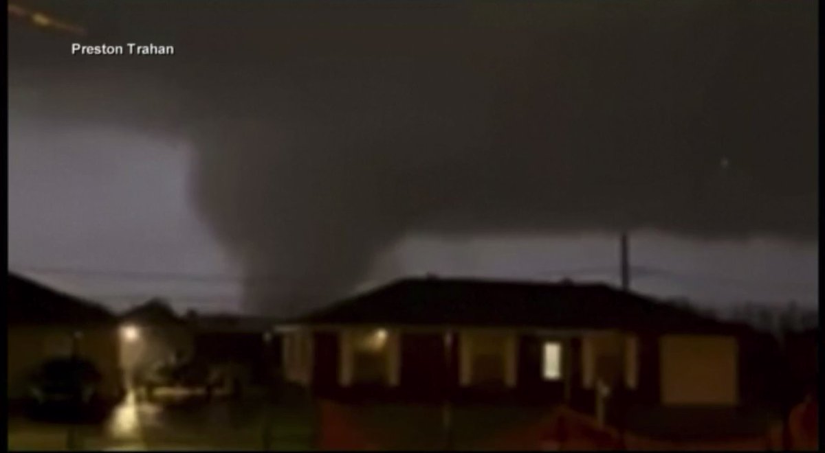 A tornado just hit the Lower Ninth Ward of New Orleans. There are reports of injuries and people trapped in their homes