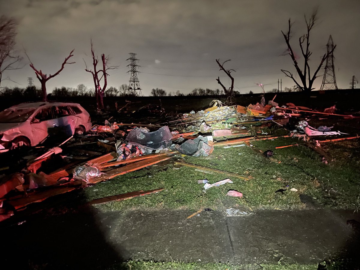 NOFD assisting St Bernard FD, Search & Rescue, Tornado.  Photos by Chief C Mickal, NOFD Photo Unit.