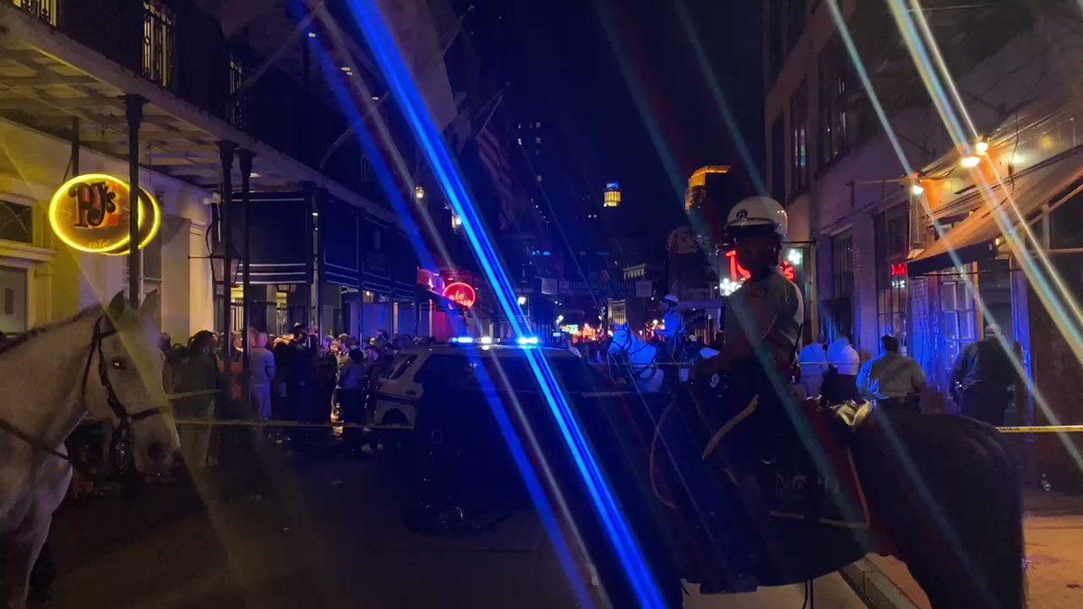 Huge police presence along Bourbon Street. Witnesses in this area tell there was a shooting a little after 10p. They tell they heard gunfire and saw paramedics on scene. 