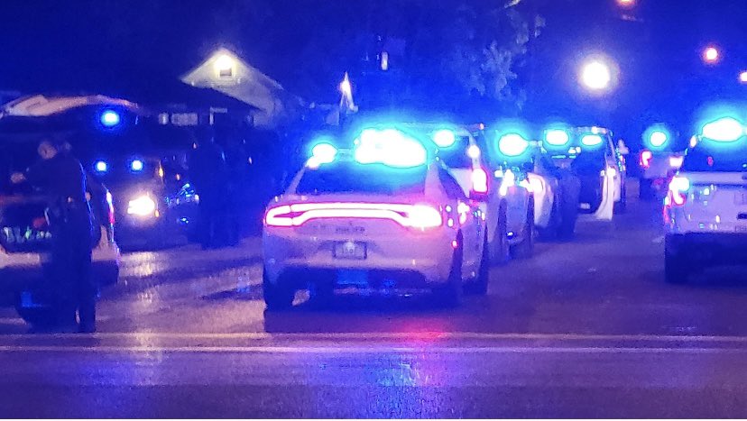 Police chase ends at Winbourne Ave. and Foster Dr. in Baton Rouge. 