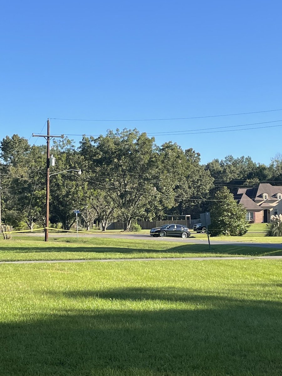 this morning a fatal shooting on Wisdom Ave in Baker What you're looking at is a car on scene that appears to have gunshot holes to the side of the vehicle