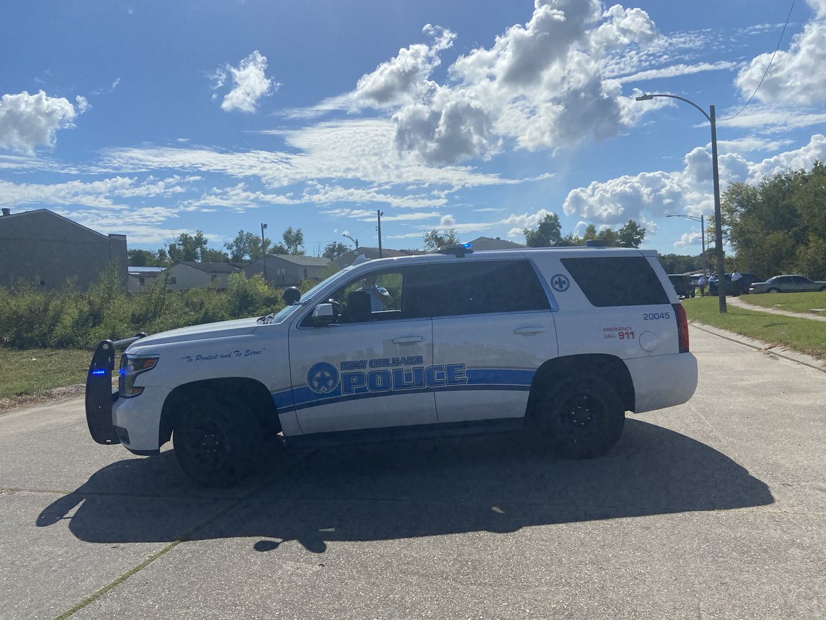 An active police scene on Mayo in New Orleans East. Police source says a constable was shot and wounded while possibly delivering an eviction notice.