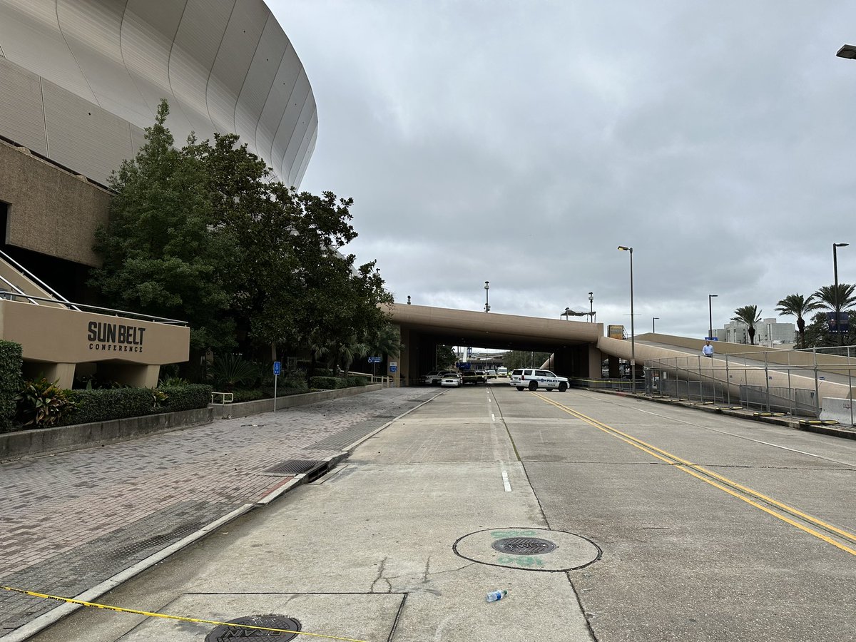 Investigating an officer-involved shooting outside the Superdome