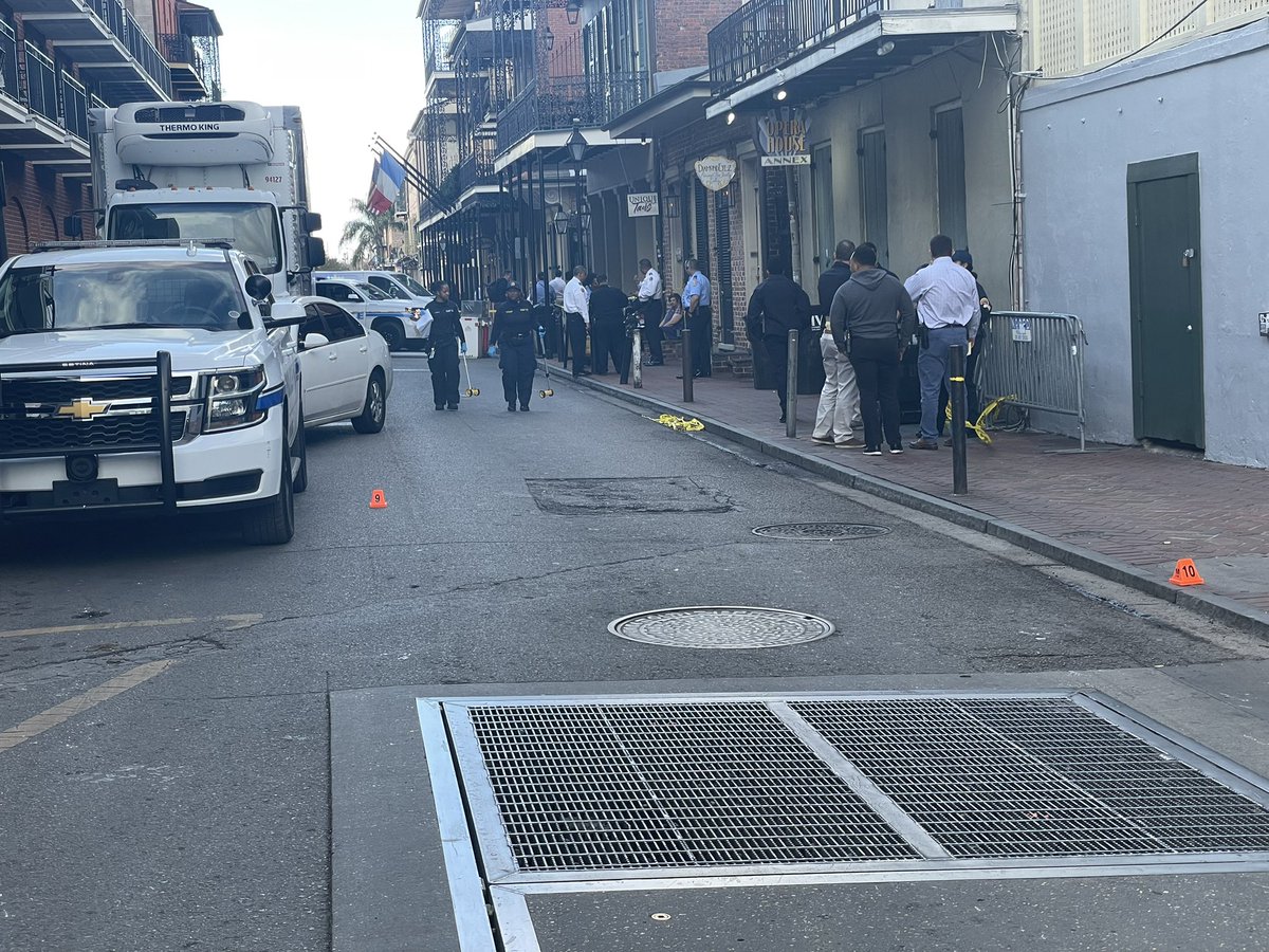 NOPD is investigating a shooting at the intersection of Toulouse and Bourbon streets. Police say this is now a homicide.