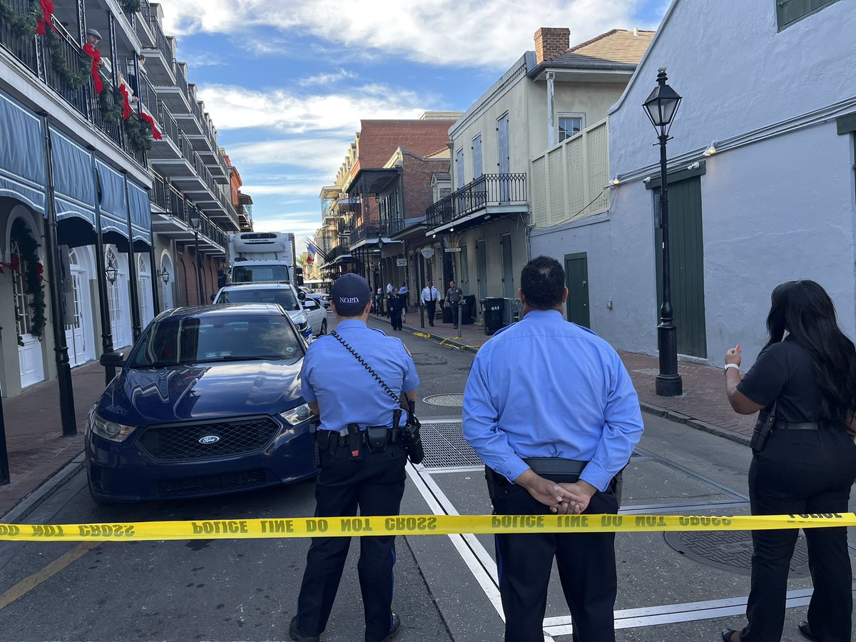 NOPD is investigating a shooting at the intersection of Toulouse and Bourbon streets