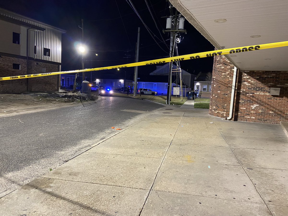NOPD now says three men shot, two females shot. Two of the men shot have died, another still at the hospital. Females are in stable condition, male is in critical.