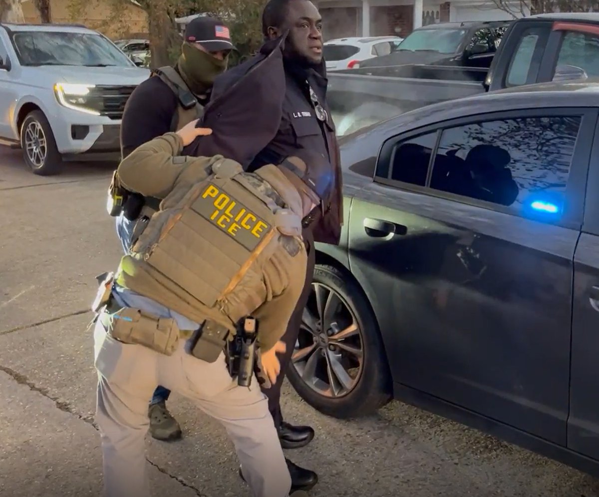 ICE confirmed that it arrested a New Orleans Police Department recruit who officials say is an illegal alien from Cameroon with an active deportation order and no work authorization